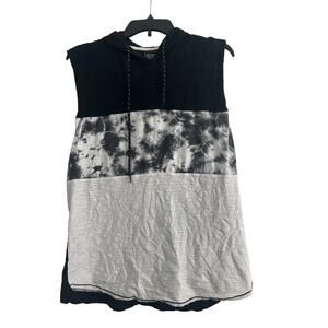 GUC PX Premium Xpression Sleeveless Men's Tank Top Shirt Black/White Size XL